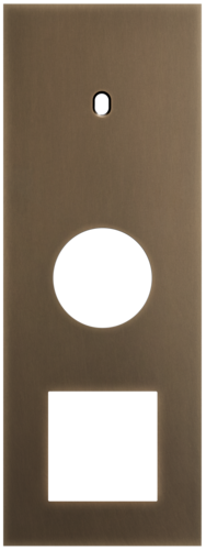 Niko - Toggle plaat 3v V71mm dark bronze patina - 211-57959