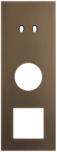 Niko - Toggle plaat 3v V71mm dark bronze patina - 211-57960