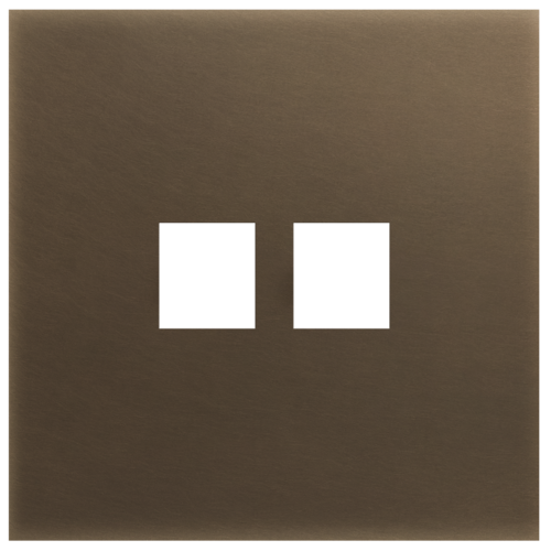 Niko - Rocker/Toggle plaat 1v dark bronze patina - 211-74102