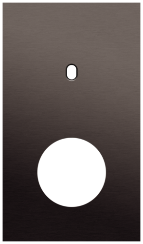 Niko - Toggle plaat 2v V60mm alu ganache brushed - 222-57257