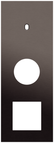 Niko - Toggle plaat 3v V71mm alu ganache brushed - 222-57959