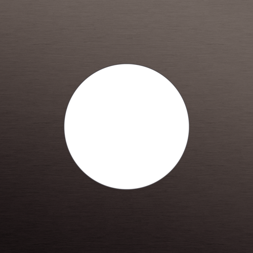 Niko - Rocker/Toggle plaat 1v alu ganache brushed - 222-74101