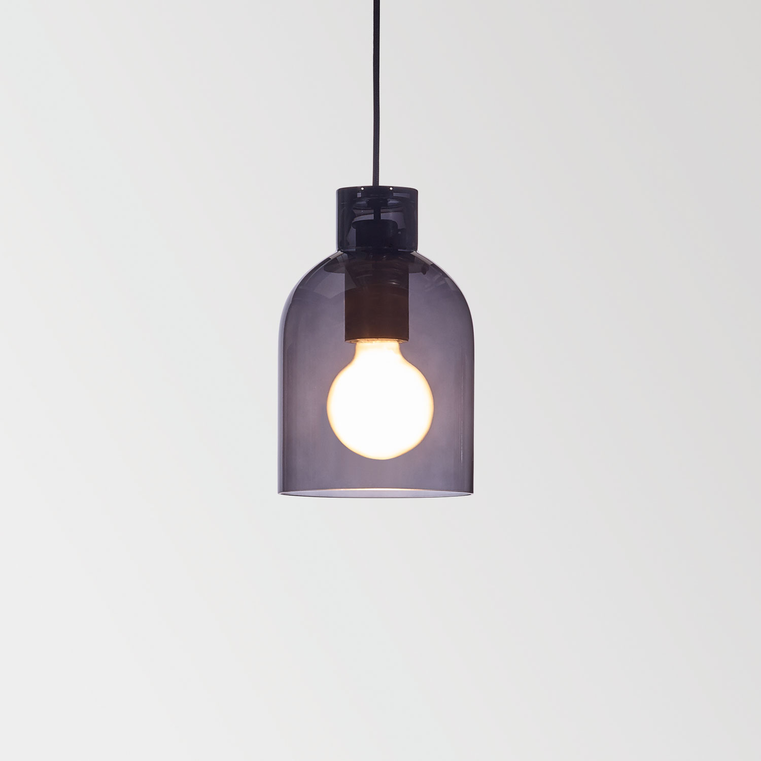 Delta Light - MANTELLO GLASS L1523 E27 SMOKE - 25818 0000