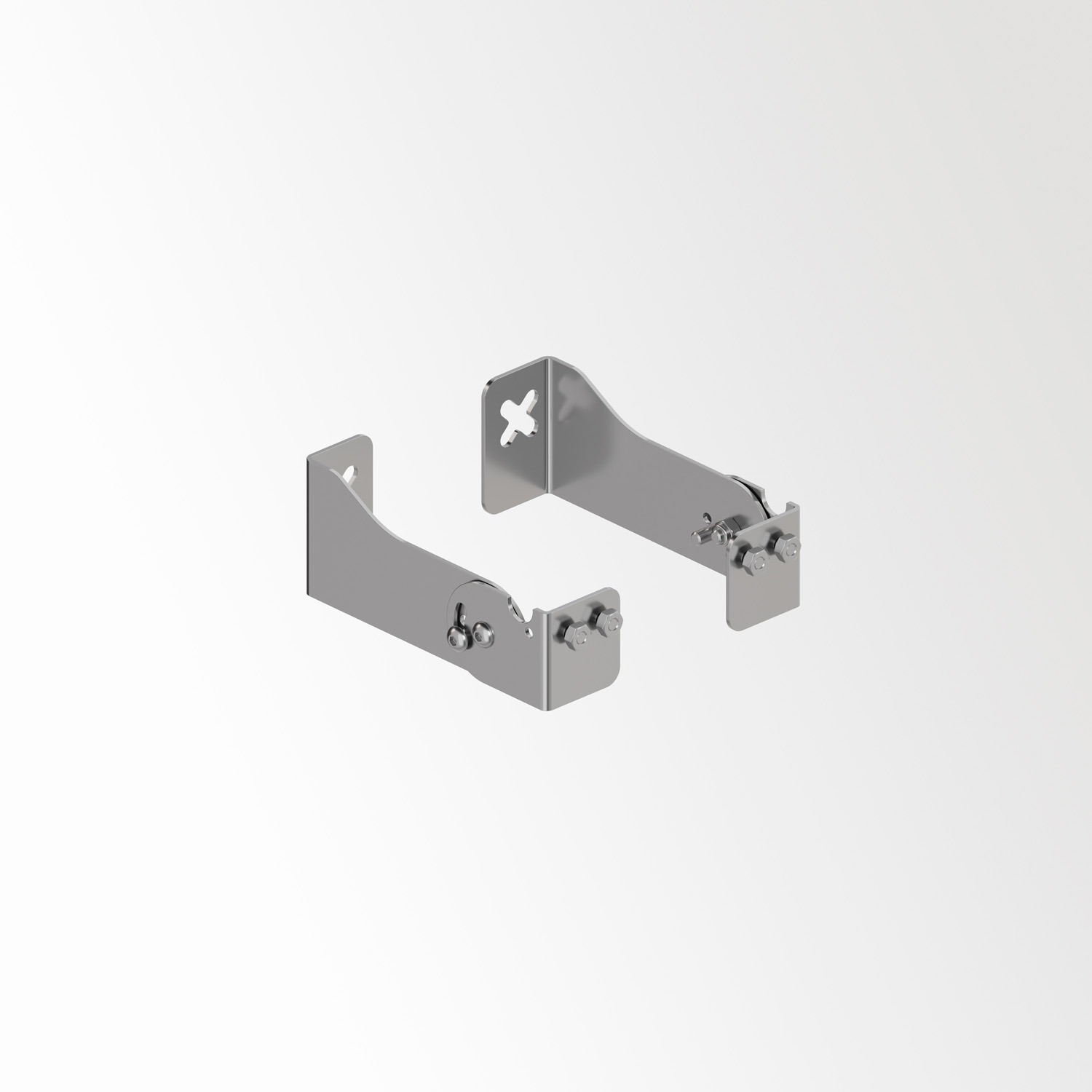 Delta Light - WALL BRACKET SET 100 INOX - 30810 0050 INOX