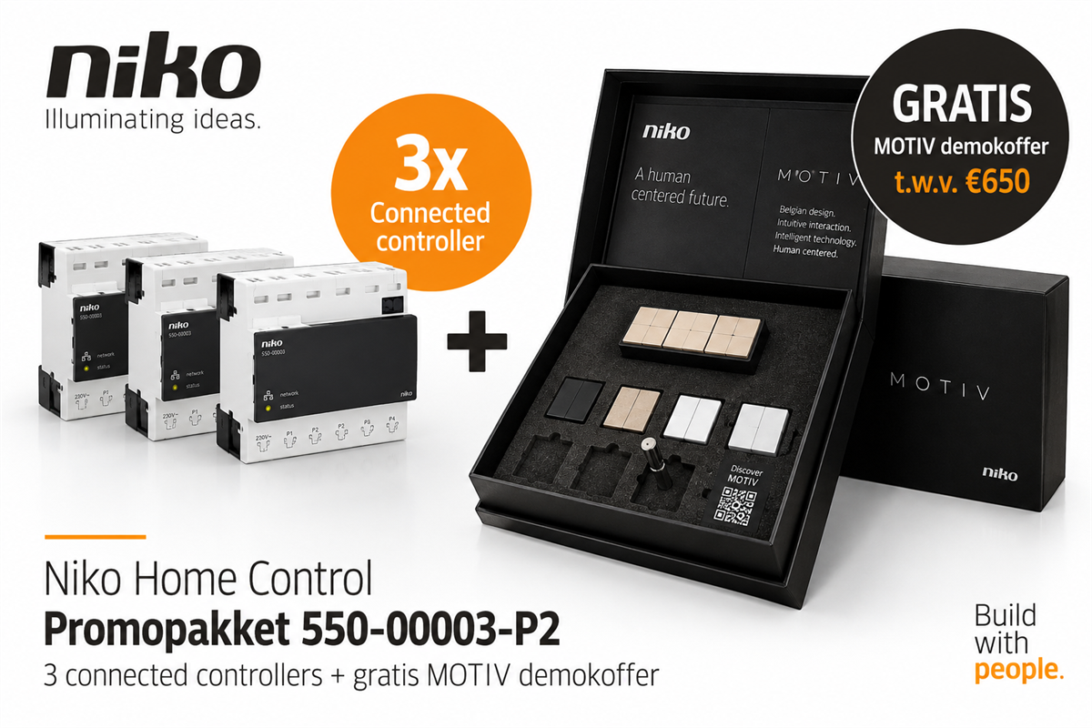 NHC promopakket 3x connected controller + MOTIV demokoffer