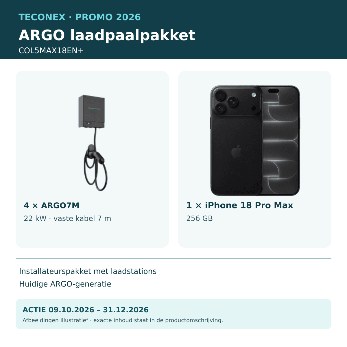EN+ - Promopakket iPhone 18 Pro Max ARGO7M COL5MAX18 - COL5MAX18EN+
