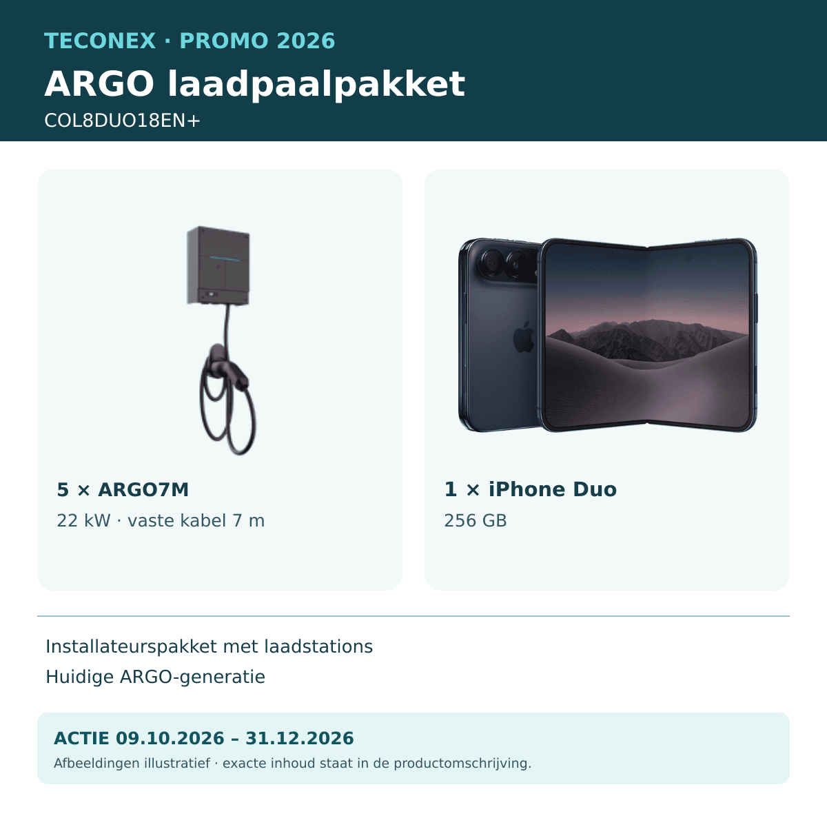 EN+ - Promopakket iPhone Duo ARGO7M COL8DUO18 - COL8DUO18EN+