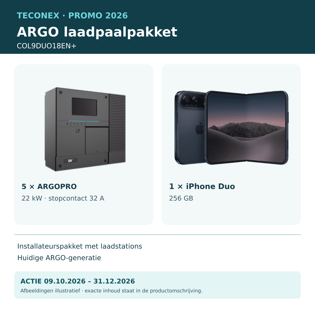 EN+ - Promopakket iPhone Duo ARGOPRO COL9DUO18 - COL9DUO18EN+