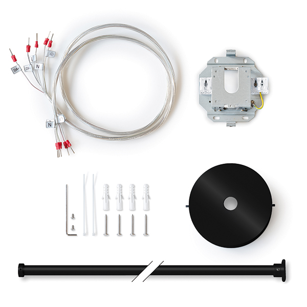 ESYLUX - SVENJA POLE PENDULUM SET 1000 BK - EO10850530