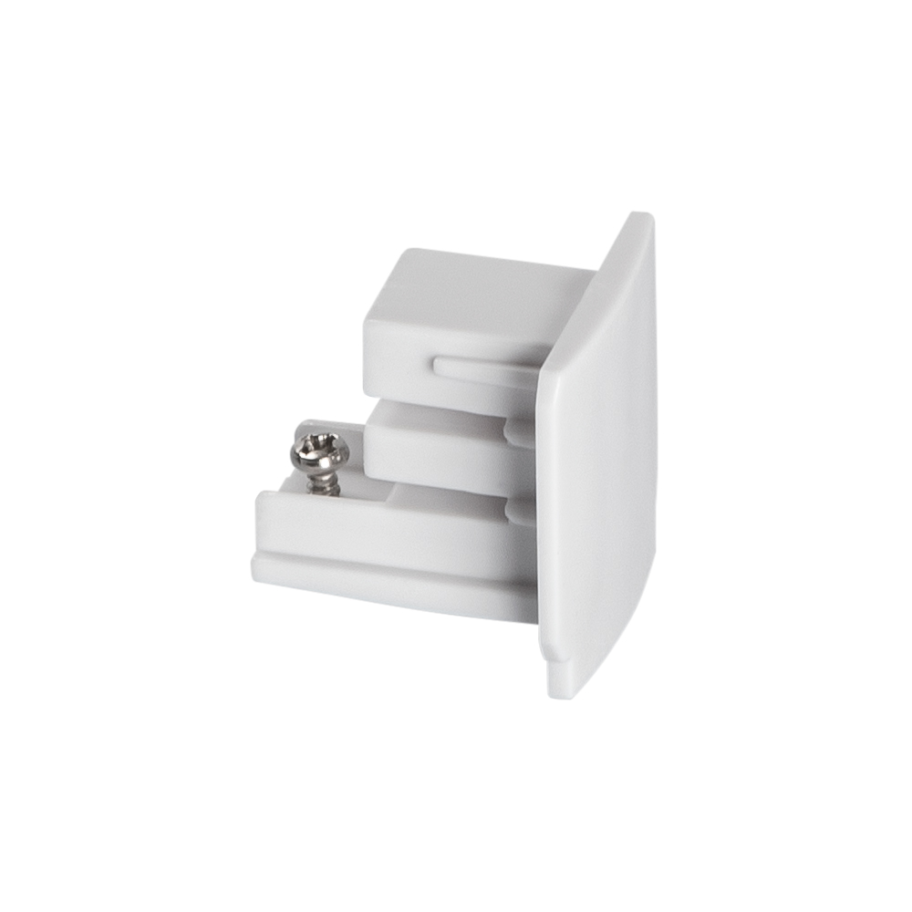 Prolumia - 3 Fase rail, eindkap, wit - 41093110