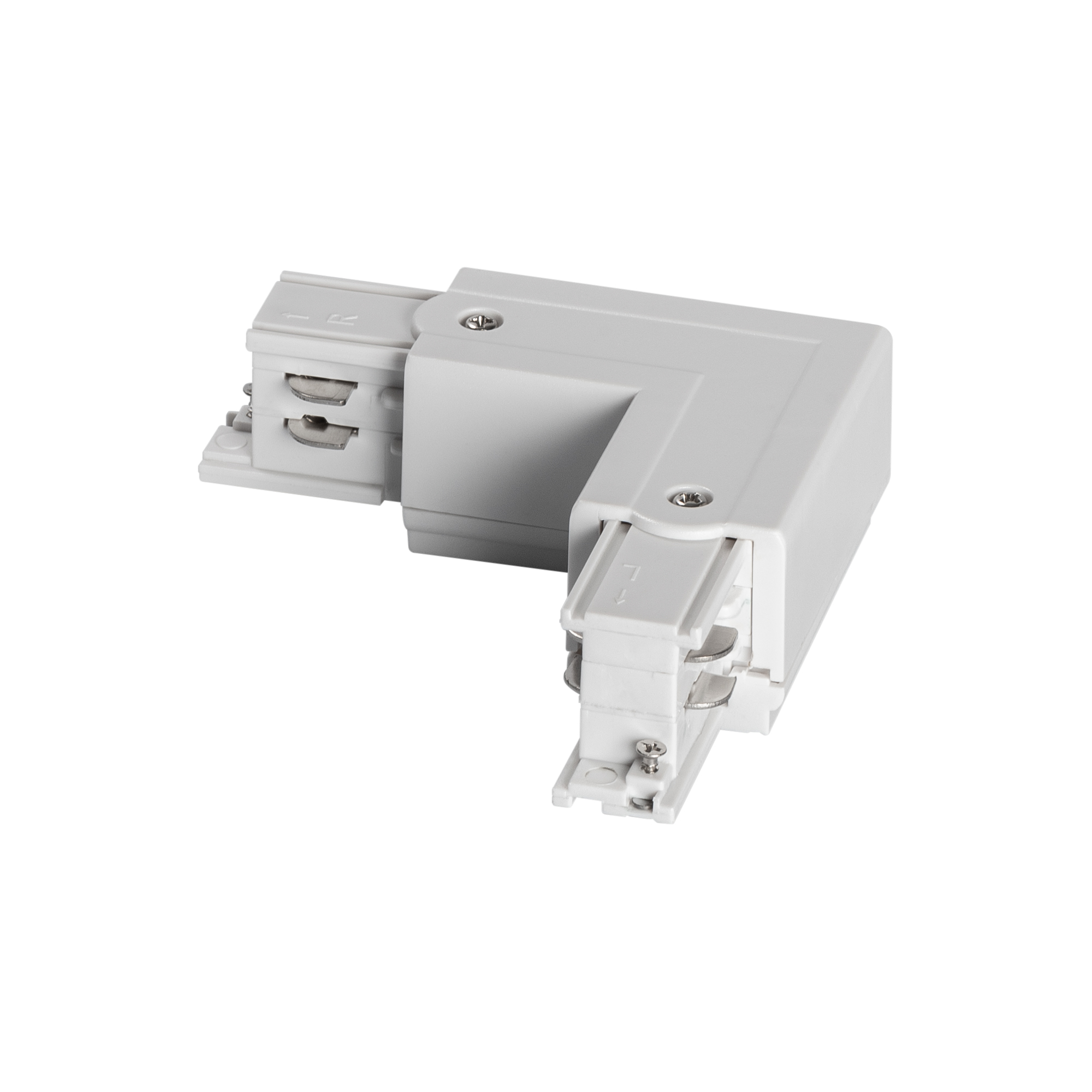 Prolumia - 3 Fase rail, L koppelstuk (aarde buitenzijde), wit - 41093114