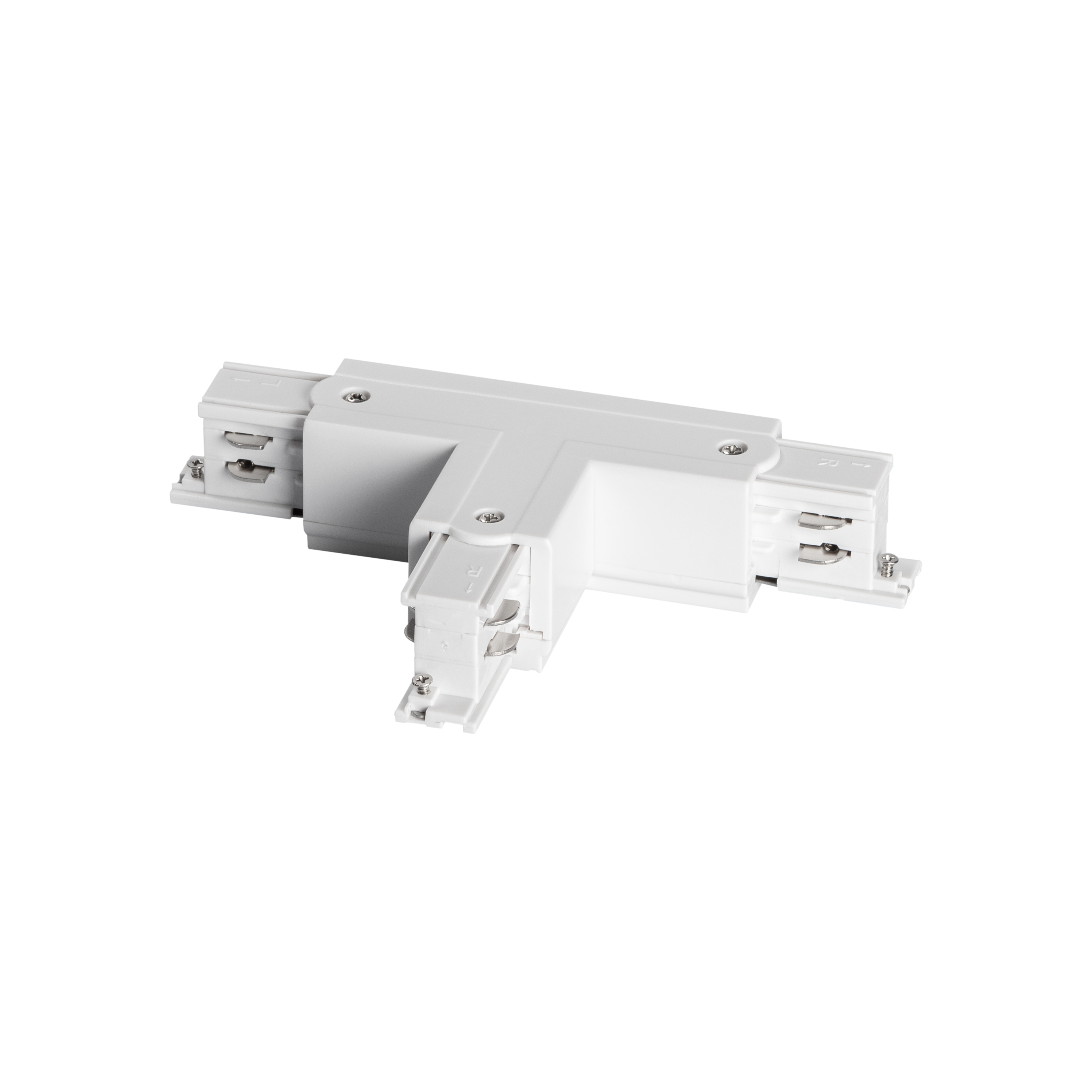 Prolumia - 3 Fase rail, T koppelstuk (aarde binnenzijde links), wit - 41093120