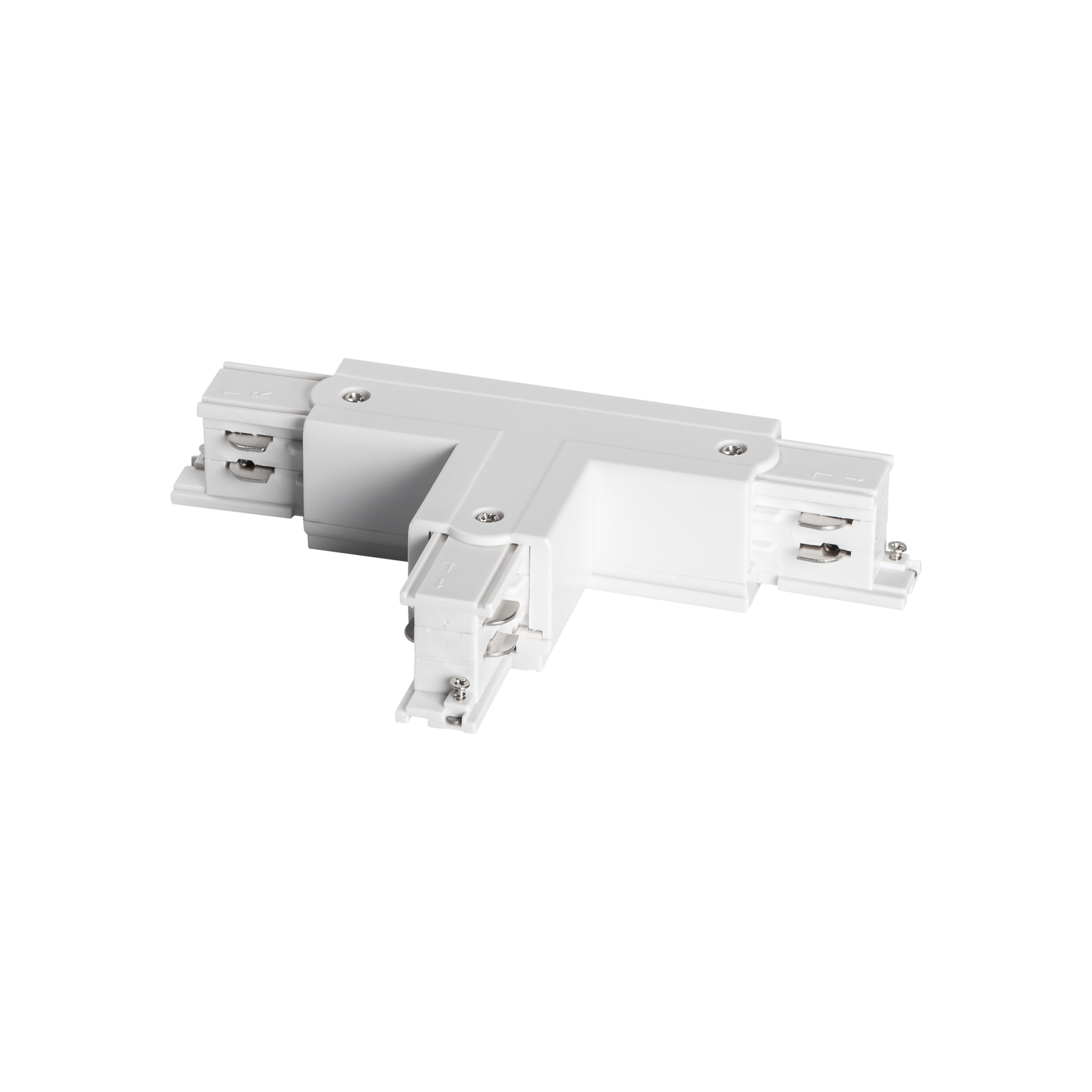 Prolumia - 3 Fase rail, T koppelstuk (aarde buitenzijde rechts), wit - 41093121