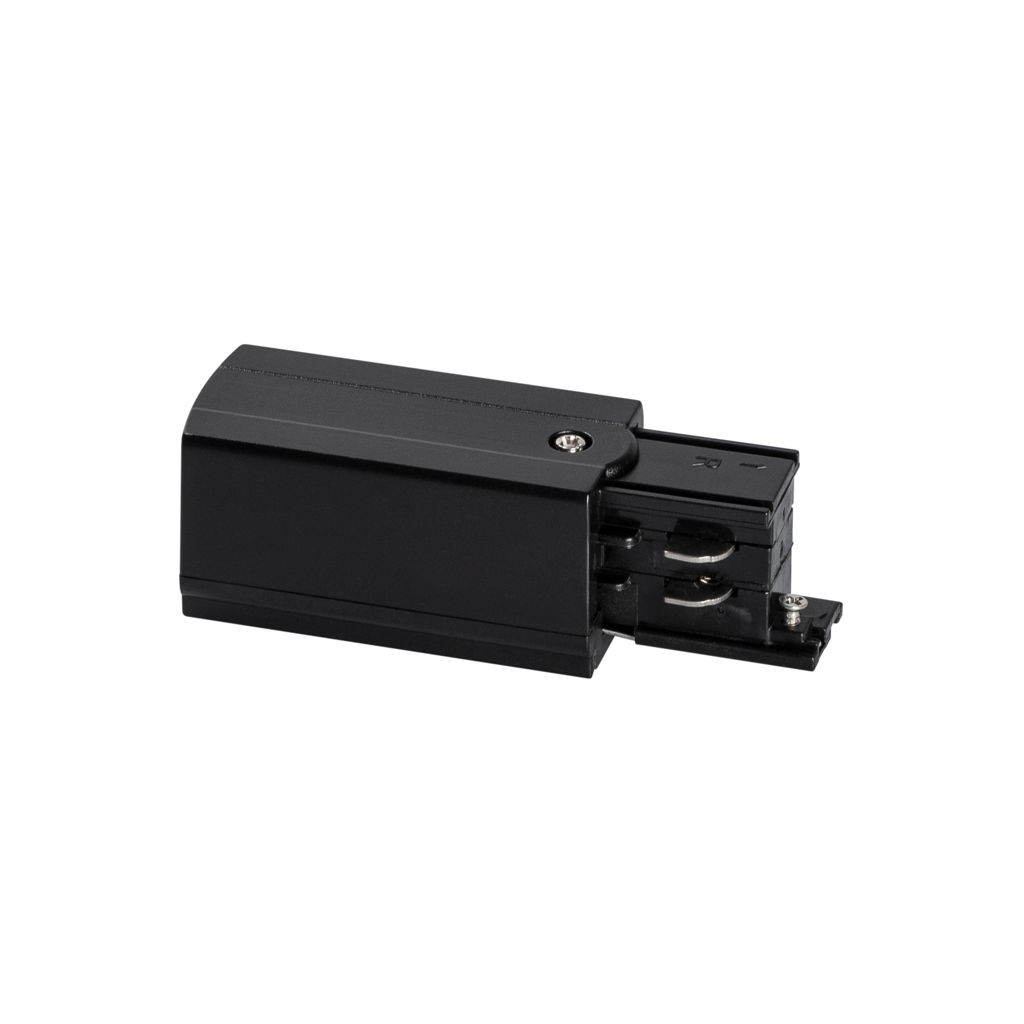 Prolumia - 3 Fase rail, eindvoeding (aarde rechts), zwart - 41093211