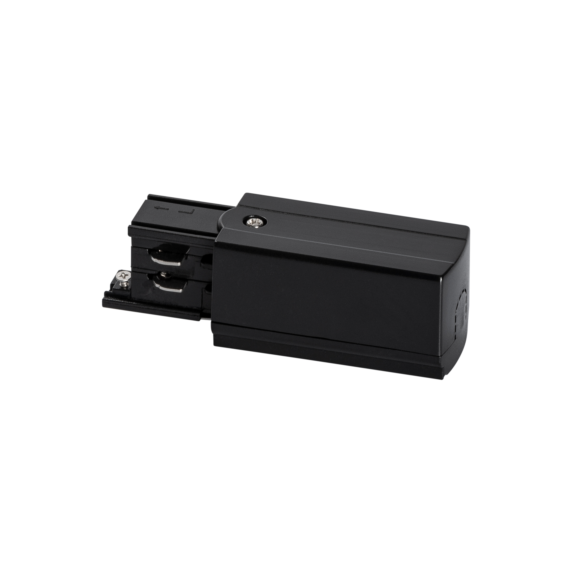 Prolumia - 3 Fase rail, eindvoeding (aarde links), zwart - 41093212