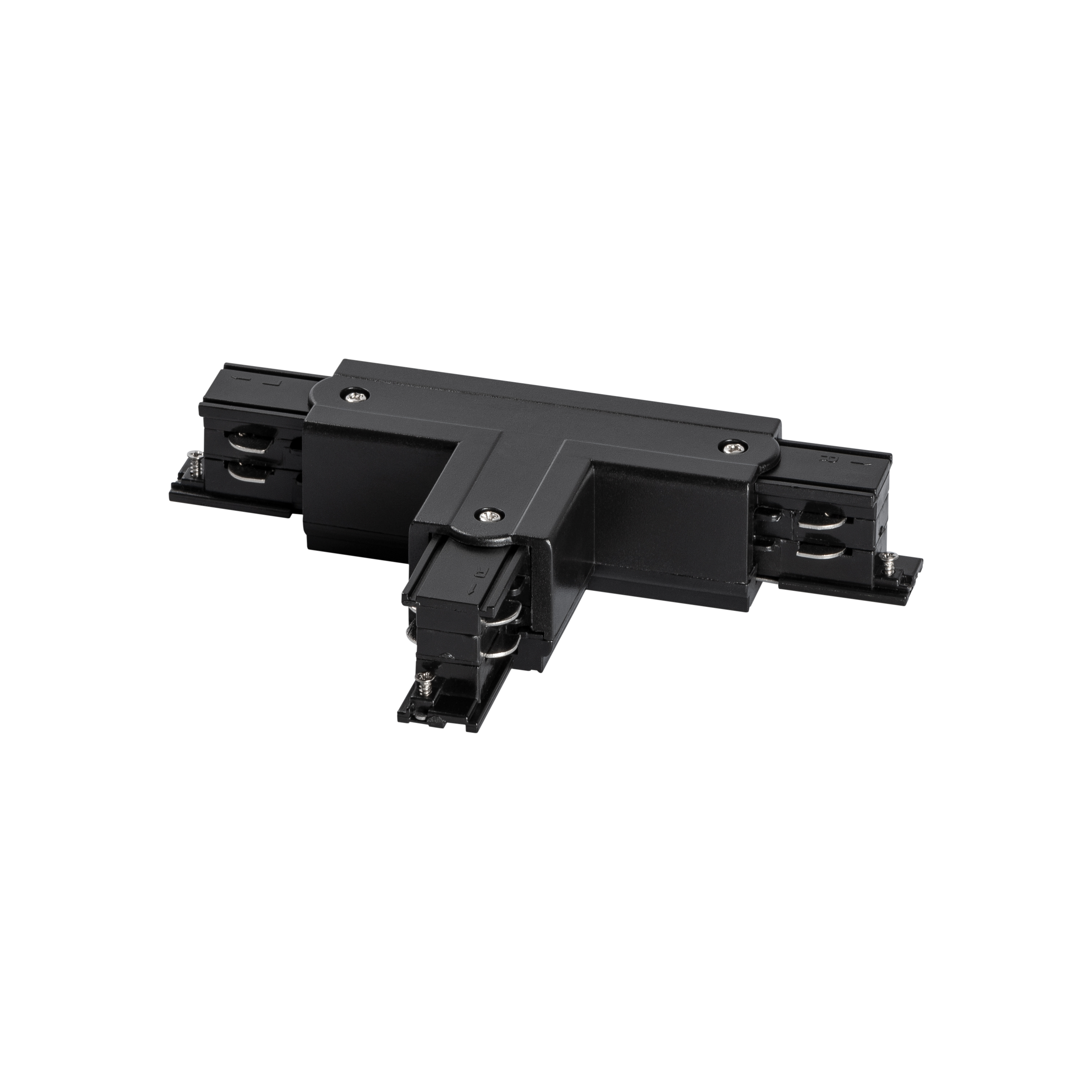 Prolumia - 3 Fase rail, T koppelstuk (aarde binnenzijde links), zwart - 41093220