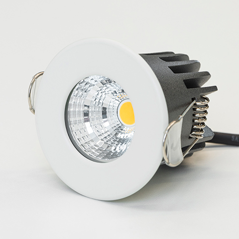 Prolumia - LED downlight, 60mm, 7W, puur wit, 40 graden, 2700K, vast, I - 42172923