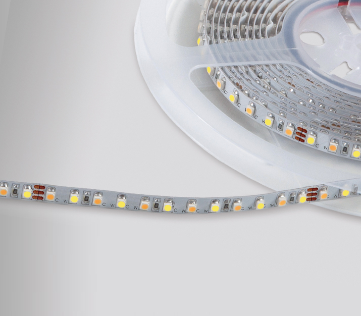 Prolumia - LED strip BRONZE IP20, 24Vdc, 120 LED's/m CW (6000K)+ WW (24 - 46180112