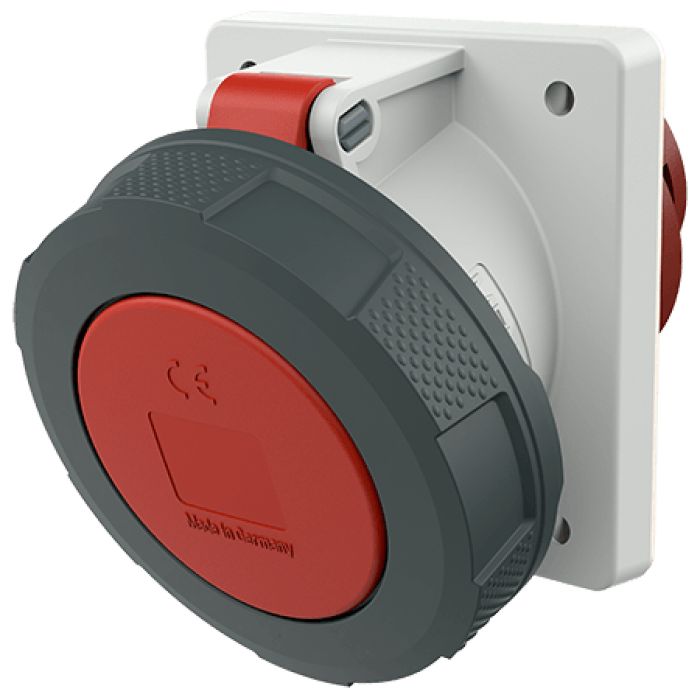 Mennekes - Inbouwcontactdoos 63A5P6H400V rood IP67 - M209AB