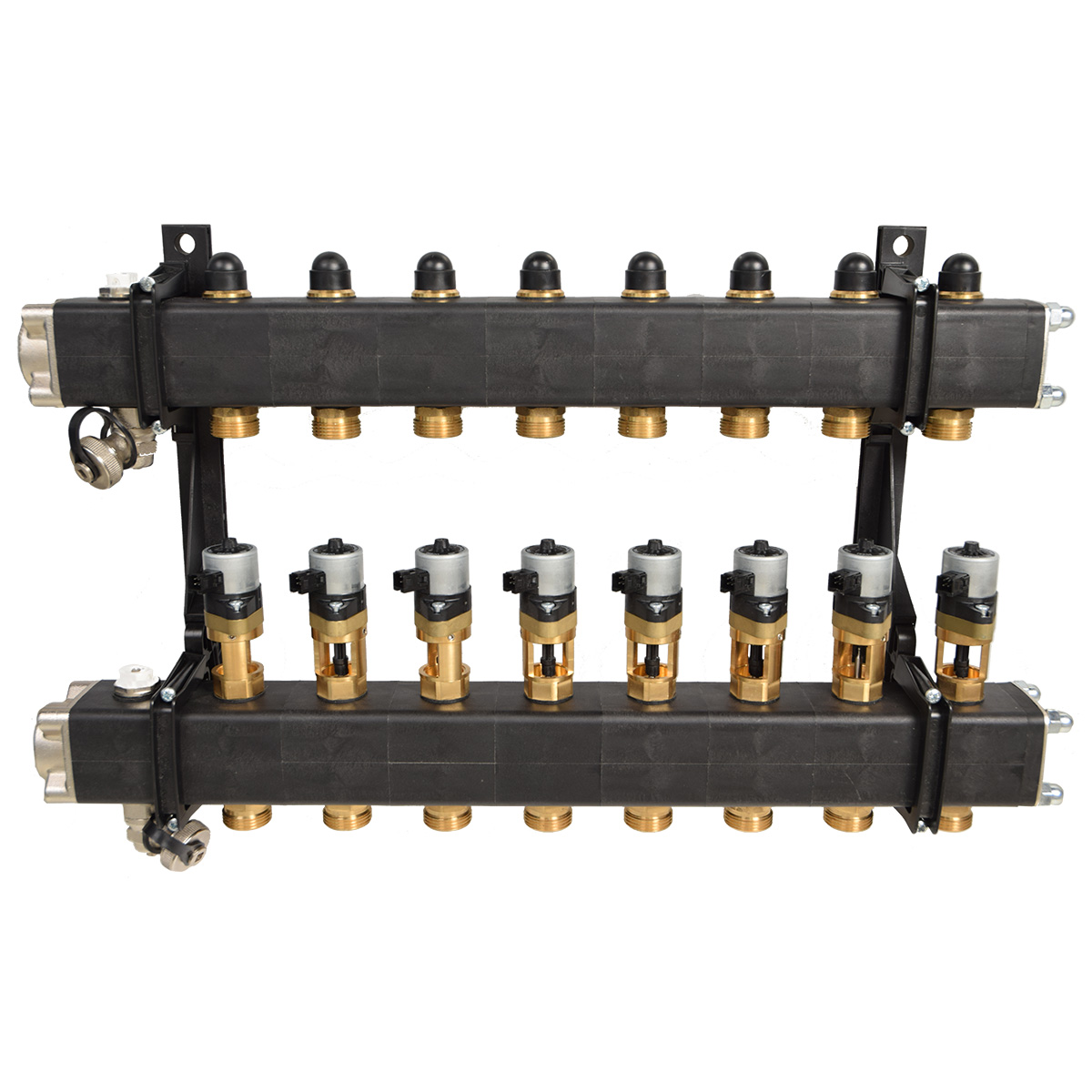 Itho Daalderop - Autotemp Spider WPU collector en zonemotoren voor 6 kringen - 03-00536