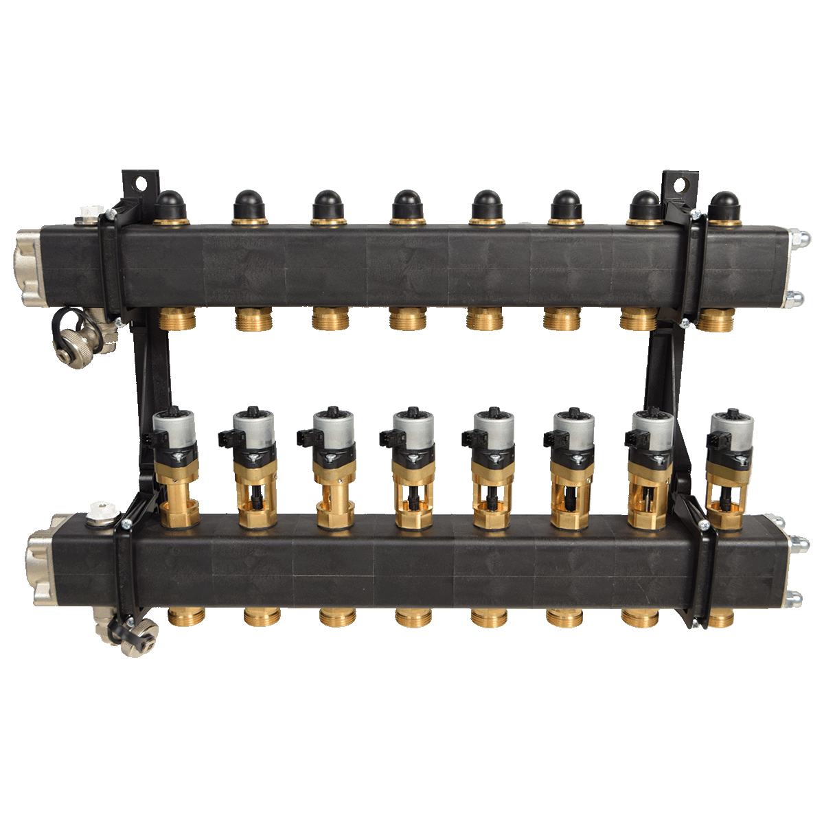 Itho Daalderop - Autotemp Spider WPU collector en zonemotoren voor 10 kringen - 03-00540