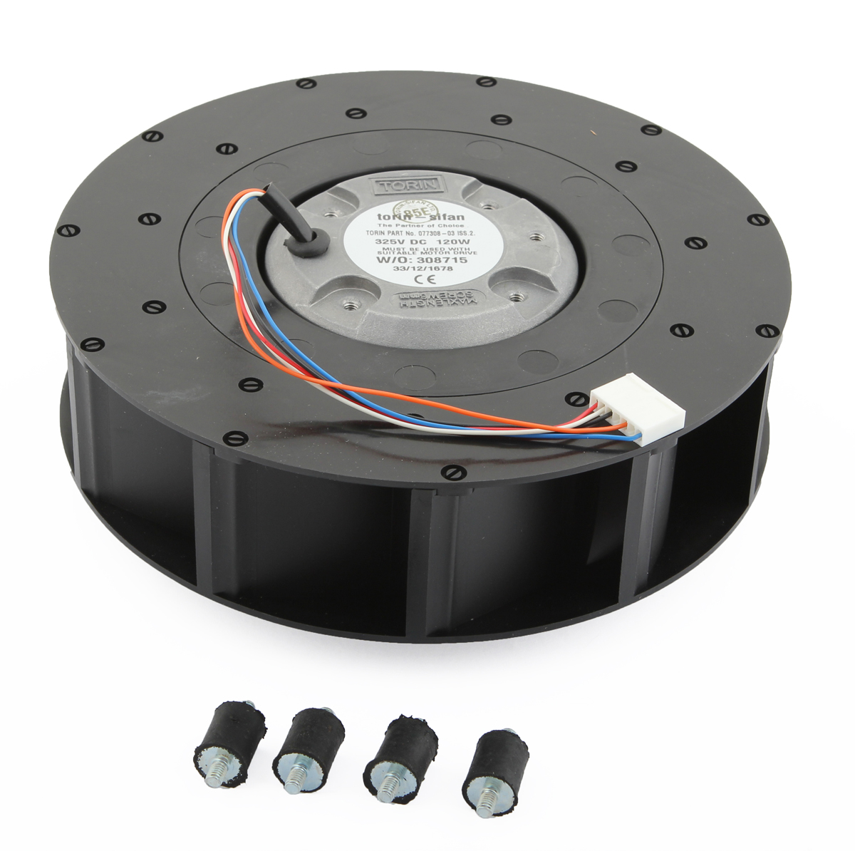 Itho Daalderop - Motor CVE ECO RFT 120w Torin incl. 4 trillingdempers - 545-5205