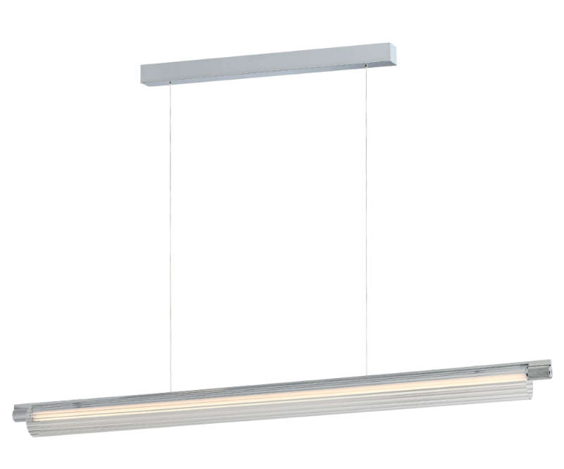 Unibright - Verra pendelarmatuur Chroom 19W 3000K - VERS19C30