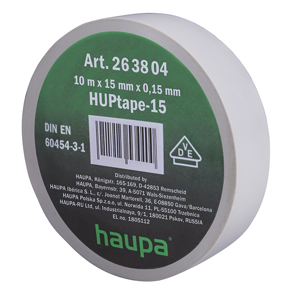 HAUPA - Elektro isolatietape 19 mm x 20 m grijs - 263846