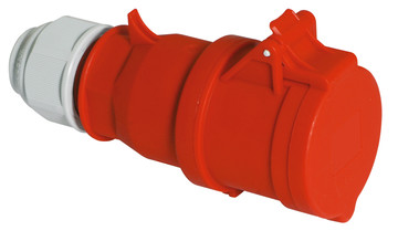 Bals - cee koppelstekker 32A 3P+A 400V IP44, quick connect+ multi g - 3142