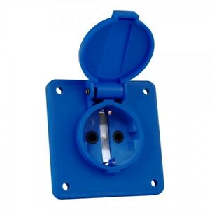Bals - Inbouw stopcontact 16A 2P+RA 230V 75x75 BL - 7178