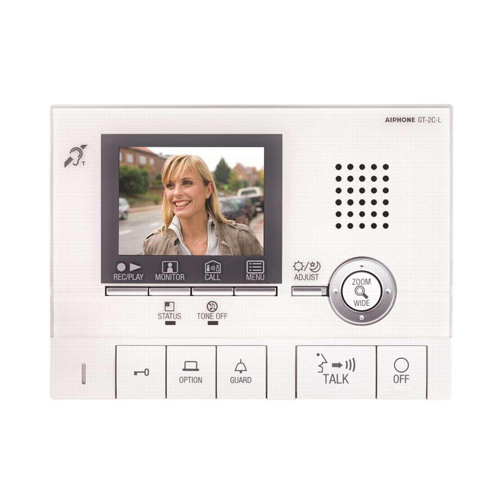 Aiphone - Videopost met 170° breedbeeld,geheugen & intercom - A01007700