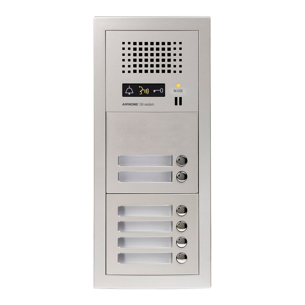 Aiphone - Samengestelde GT audio deurpost met 6 dr - A01007908