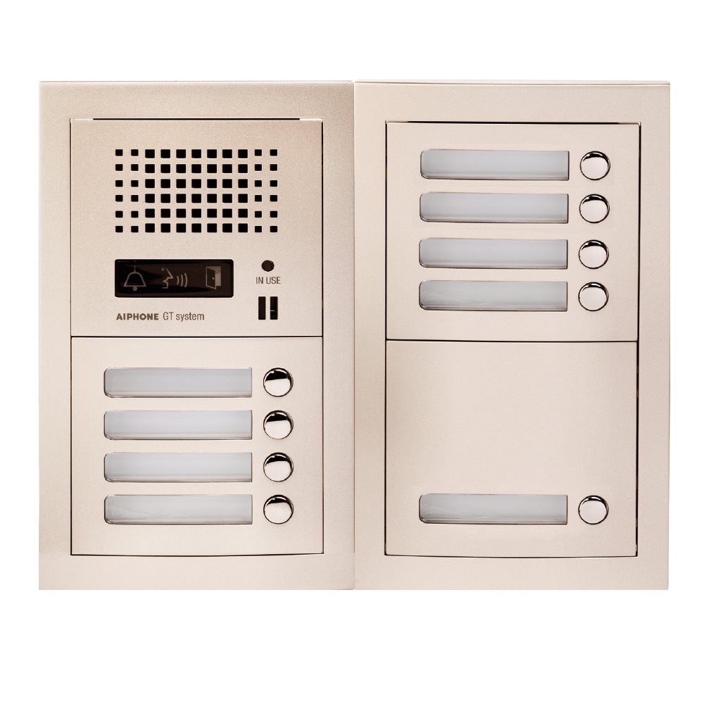 Aiphone - Samengestelde GT audio deurpost met 9 dr - A01007911