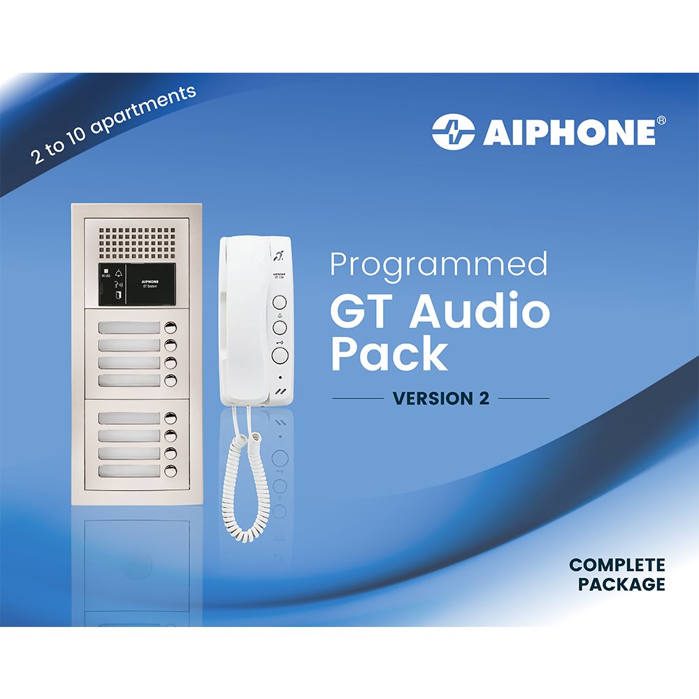 Aiphone - Voorgeprogammeerde parlofoniekit 2 app. - A01008700
