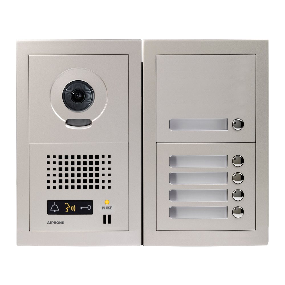 Aiphone - Samengestelde GT video deurpost met 5 drukknoppen - A01007919