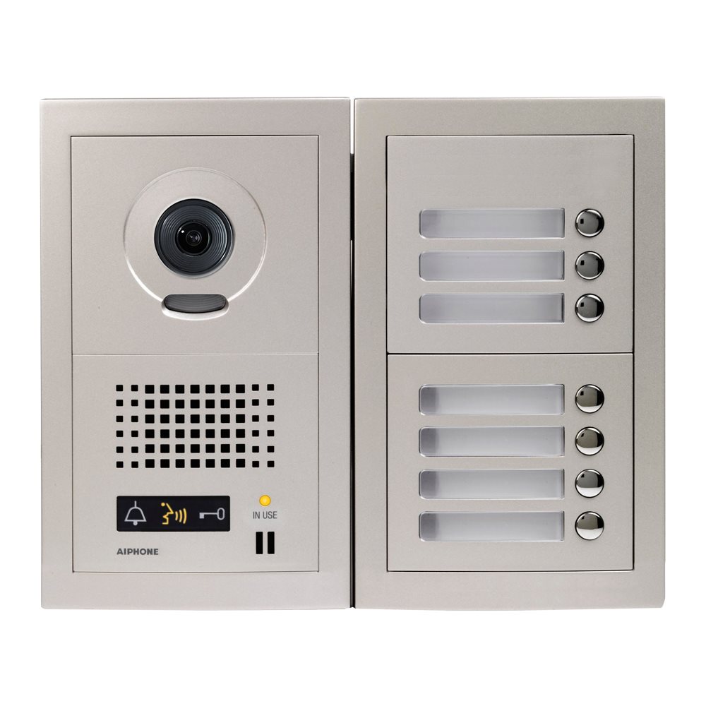 Aiphone - Samengestelde GT video deurpost met 7 drukknoppen - A01007921