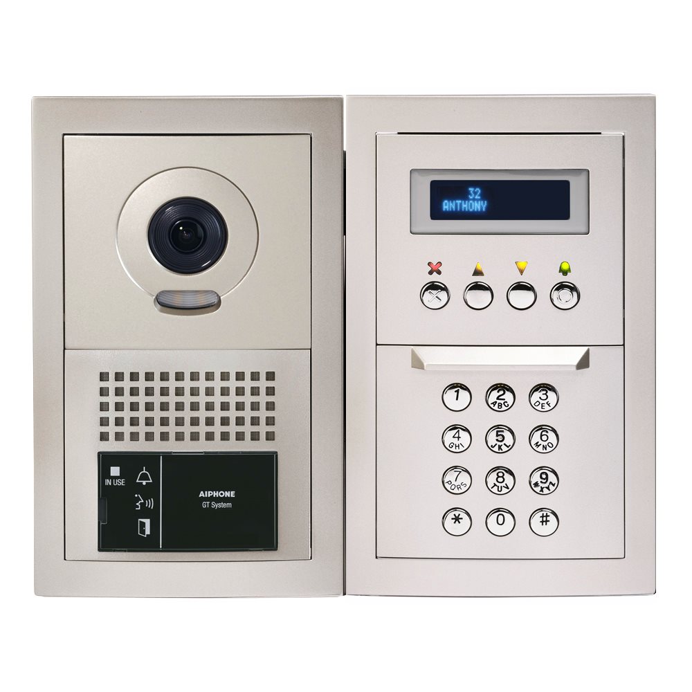 Aiphone - Inbouwdeurpost met 170° cam. dig. naamzoeksysteem - A01007694