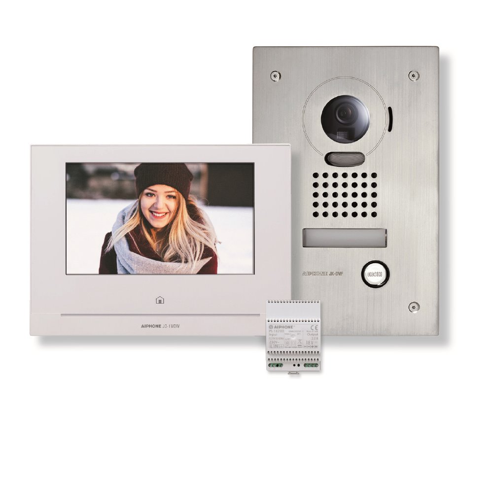 Aiphone - Videokit met 7" wifi monitor & inbouwdeurpost - A01008417