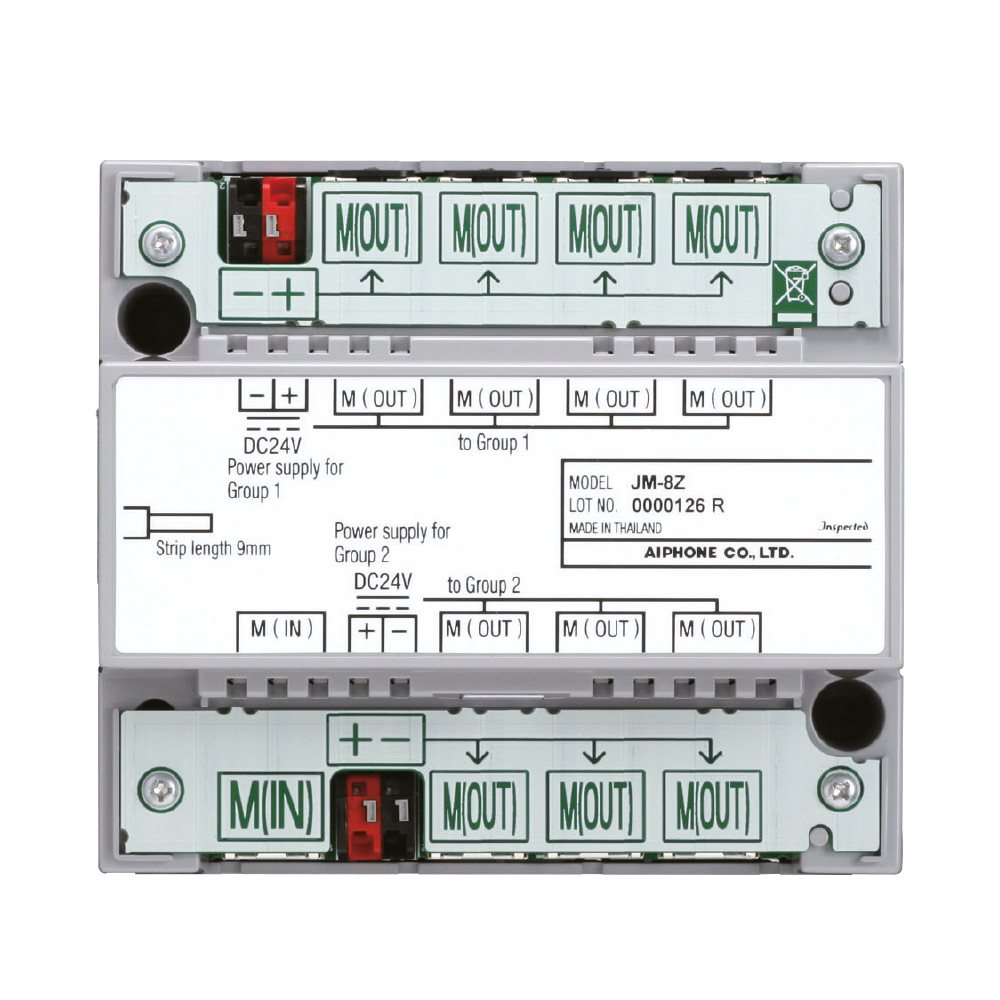 Aiphone - Distributieadaptor 8 kanalen - A01008507