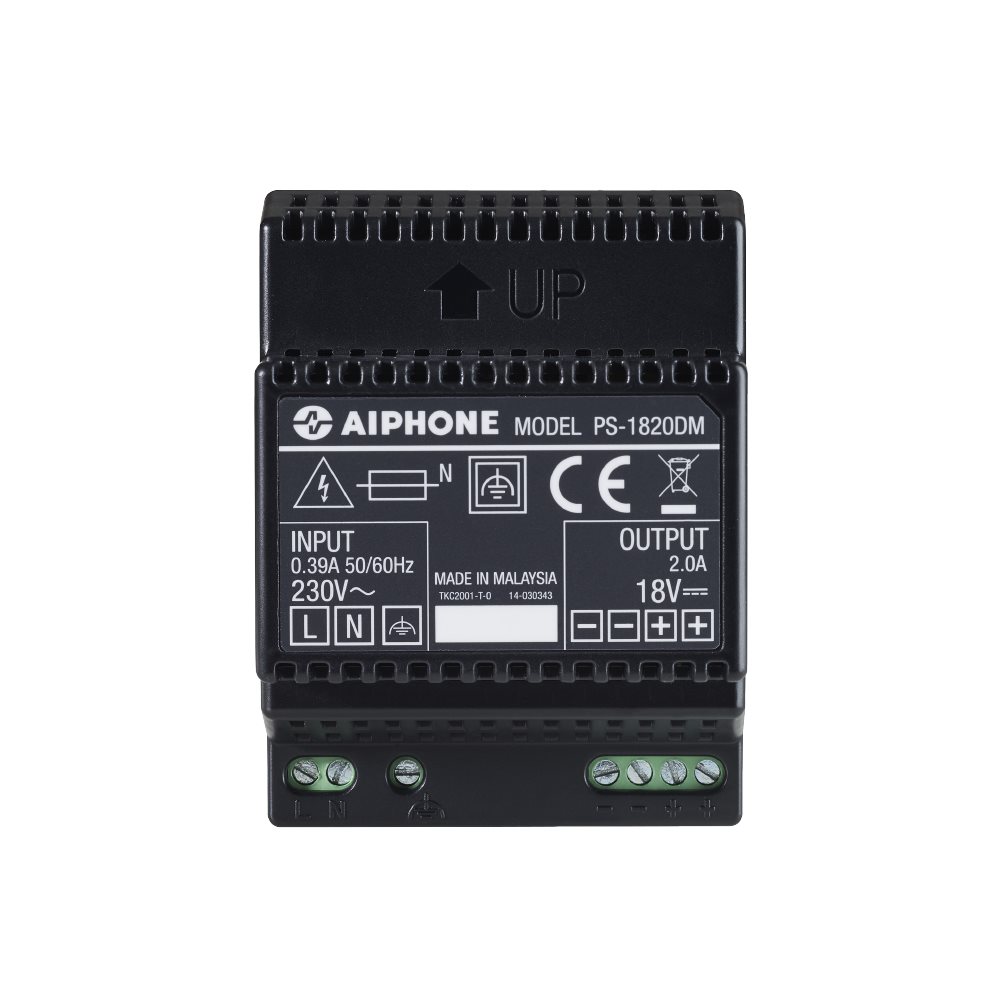 Aiphone - Modulaire voeding 18V DC 2A - A01009013