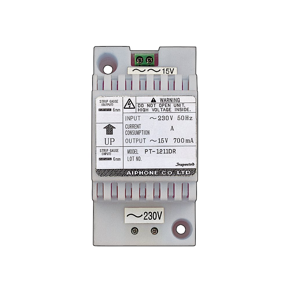 Aiphone - Transfo 15V AC voor DA/DB serie - A01002068