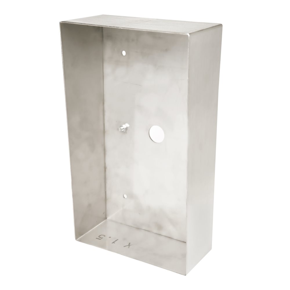 Aiphone - Inox opbouwbehuizing voor KDA2 & KDA4 - A01007605