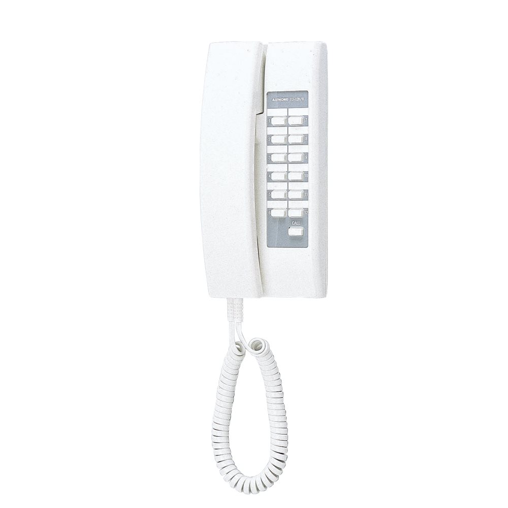 Aiphone - Intercom met hoorn, 12 kanalen wit - A01001852