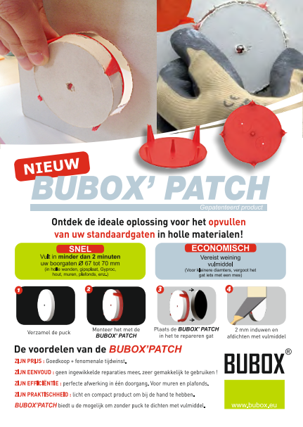 BUBOX PATCH Doos van 100 st. - BRP100
