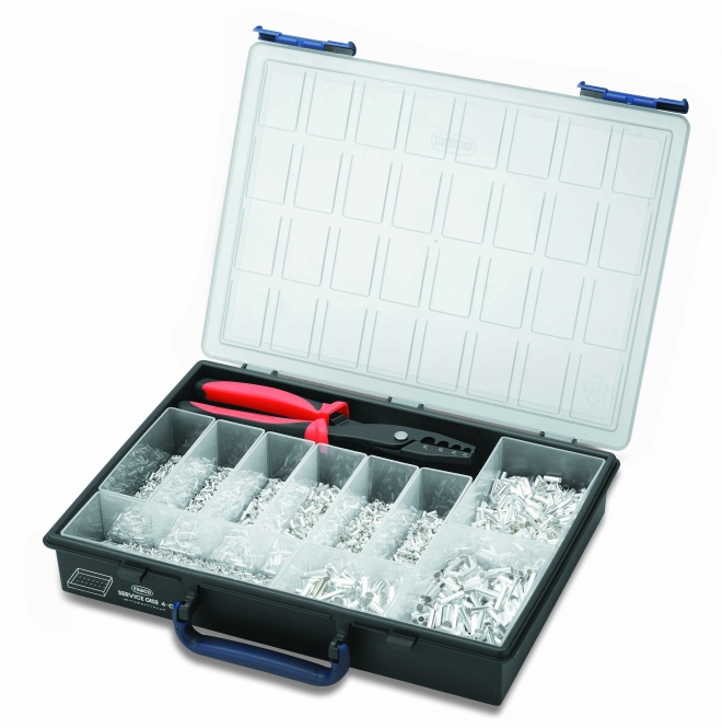 Cimco - Ongeïsoleerde Adereindhulzen Assortiment incl. Perstang, 1 - 181512