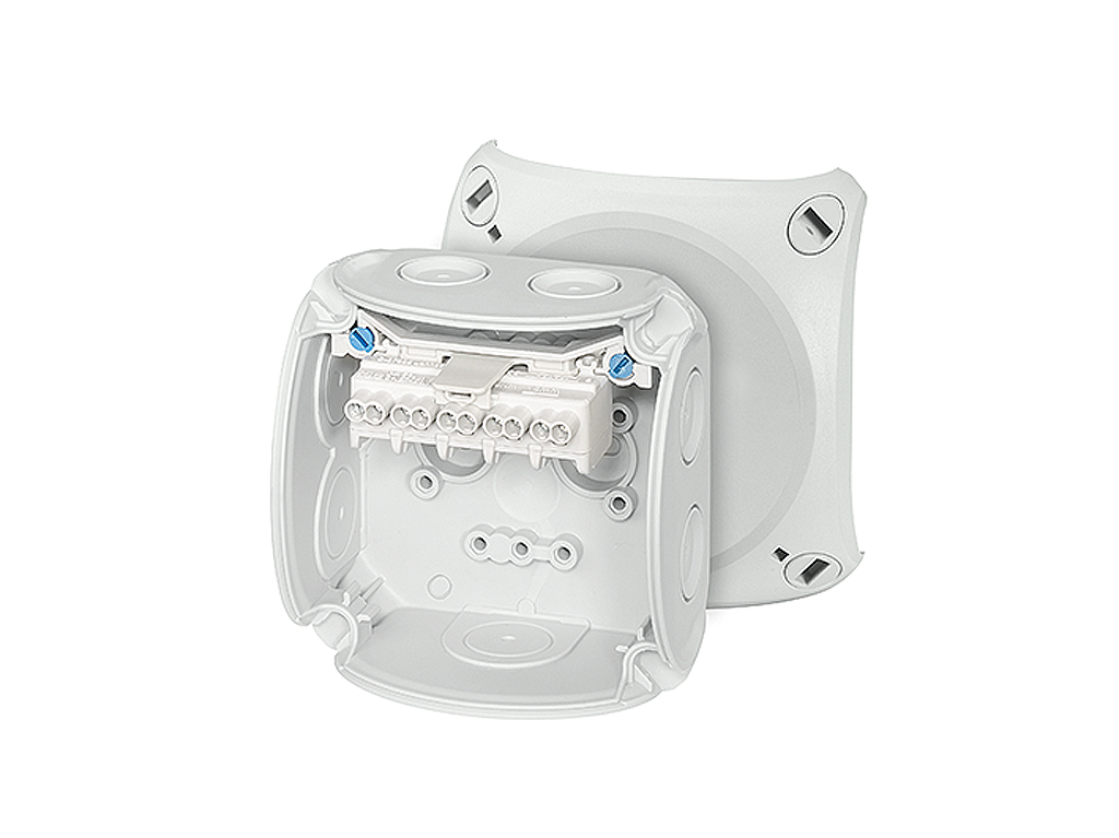 Hensel - Aftakdoos met klem 1.5 2.5mm² 93x93x62mm - DK0202GZ