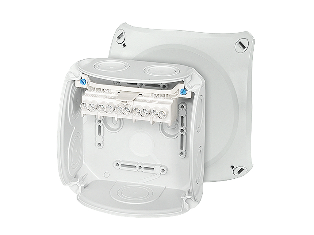 Hensel - DK AFTAKDOOS 130x130x77 2.5 6mm² + klem - DK0606GZ