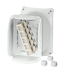 Hensel - DK AFTAKDOOS+ KLEM 210x155x92 10 16mm³ - DK1616GZ