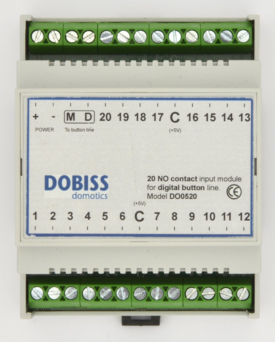 Dobiss - Din Rail Inputmodule > DIGITAAL - DO0520RELAIS