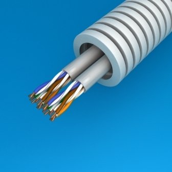 Preflex - 20mm+2xU/UTP Eca CAT5E R100 - 1234001270